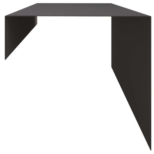 Garden Edging Profiles 10 Pcs 100 x 20 x 15 cm Steel Black 8012977 Black