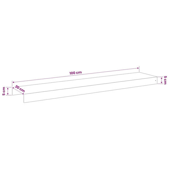 Garden Edging Profiles 2 Pcs 100 x 20 x 5 cm 8012932 Rusted