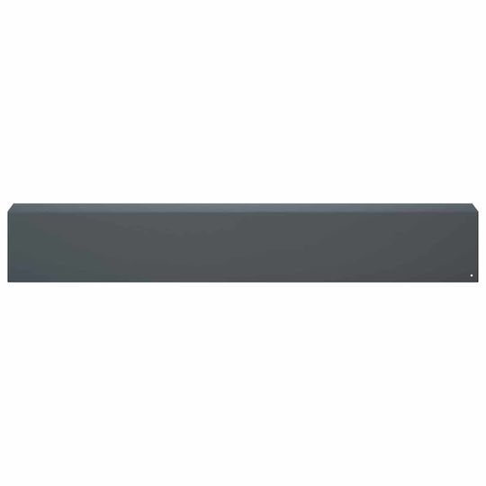 Garden Edging Profiles 10 Pcs 100 X 10 X 15 Cm Steel Anthracite 8012911 Anthracite