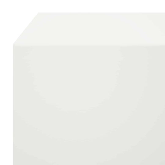 Garden Edging Profiles 10 Pcs 100 x 20 x 5 cm Steel White 8012923 White