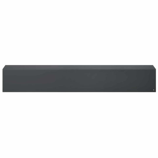 Garden Fence Cover Profiles 10 Pcs 100 x 15 x 15 cm Steel 8012967 Anthracite