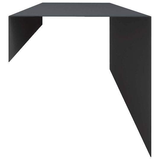 Garden Fence Cover Profiles 10 Pcs 100 x 15 x 15 cm Steel 8012967 Anthracite