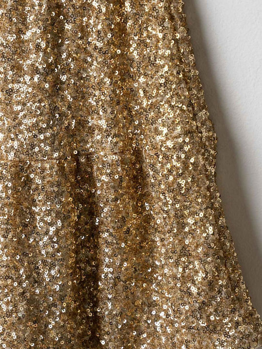 Evita Kinderbekleidungsset mit Rock, 2-teilig, Gold
