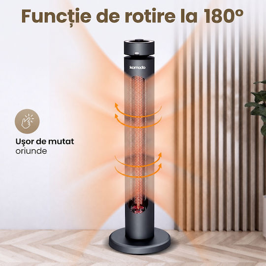Komodo Încălzitor Electric cu Infraroșu cu Putere 2kW