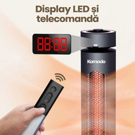 Komodo Încălzitor Electric cu Infraroșu cu Putere 2kW