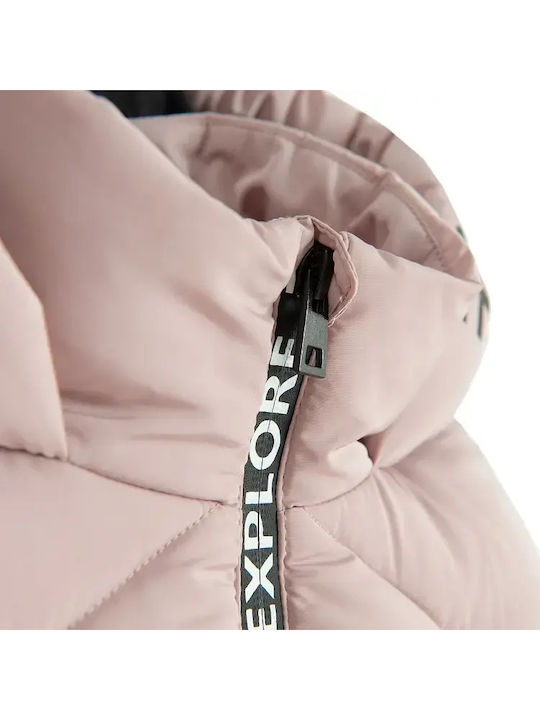 Kids’ Casual Short Beige Jacket