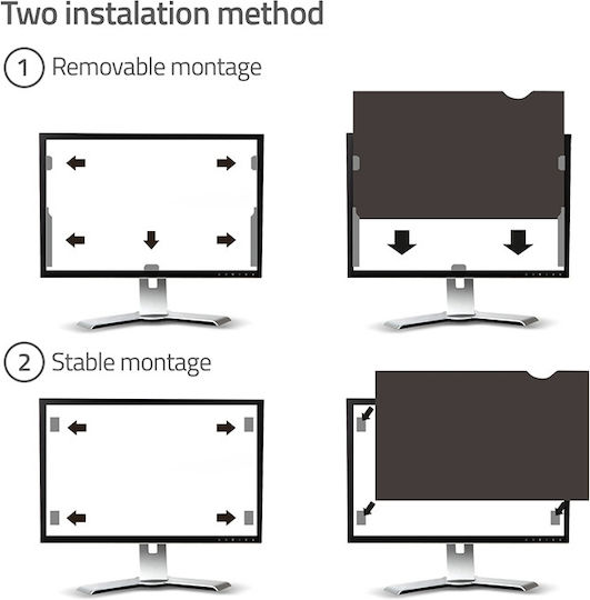 Qoltec Qoltec Computer Screen Filter Privacy 27 Inch 16:9