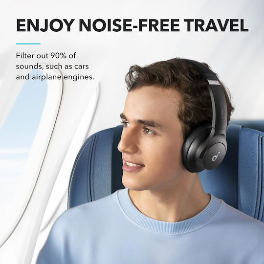 Soundcore by Anker Q21i Kabellose Bluetooth Over-Ear-Kopfhörer Schwarz