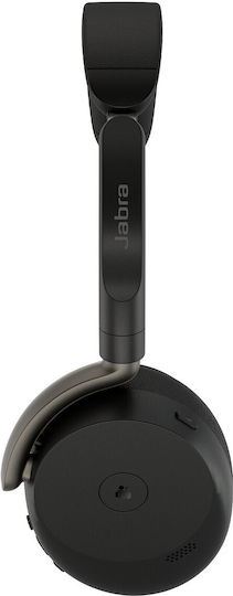 Evolve3 65 Flex Link 390c MS Wireless Charging Pad On Ear Multimedia Ακουστικά με μικρόφωνο και σύνδεση Bluetooth
