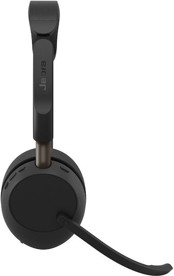 Evolve3 65 Stereo Link 390a UC Stand Wireless On Ear Multimedia Headphones with Microphone and Bluetooth Connection