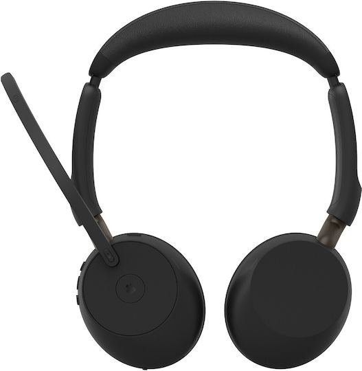 Evolve3 65 Stereo Link 39c UC Wireless On Ear Multimedia Headsets with Microphone and Bluetooth Connectivity