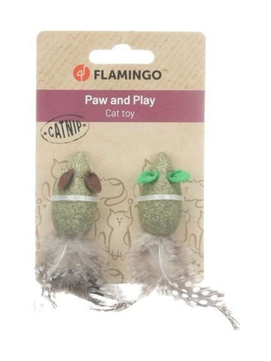 Flamingo Ποντίκι Πράσινο 2τμχ