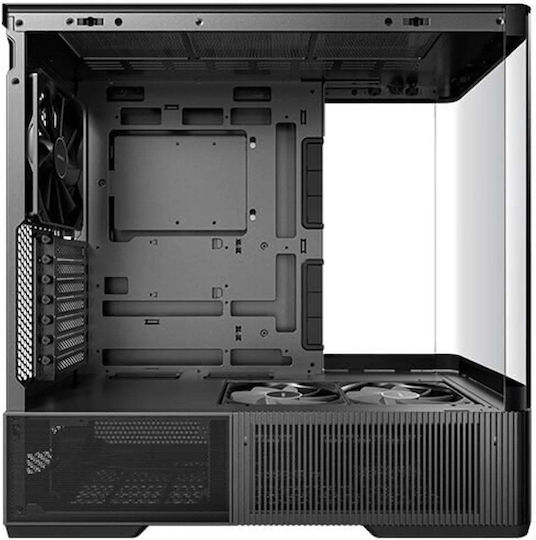 C6 Curve Gaming Midi Tower Κουτί Υπολογιστή με Πλαϊνό Παράθυρο και ARGB Φωτισμό Μαύρο