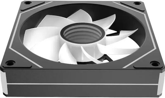 AG-REFLECTV3RVS-BK Reverse Blade Case Fan 25mm with ARGB Lighting
