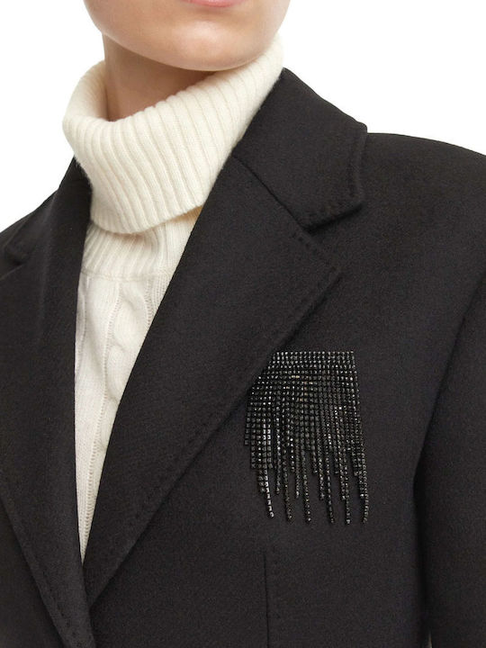 Wool Women's Coat Black