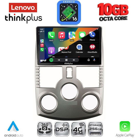 Lenovo Auto-Audiosystem für BMW X2 / X6 und Daihatsu Terios 2006–2017 (Bluetooth/USB/Wi-Fi/GPS/Apple CarPlay/Android Auto) mit 9-Zoll-Touchscreen