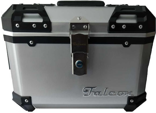 Falcon F0201 Μπαγκαζιέρα Μοτοσυκλέτας 45lt Ασημί