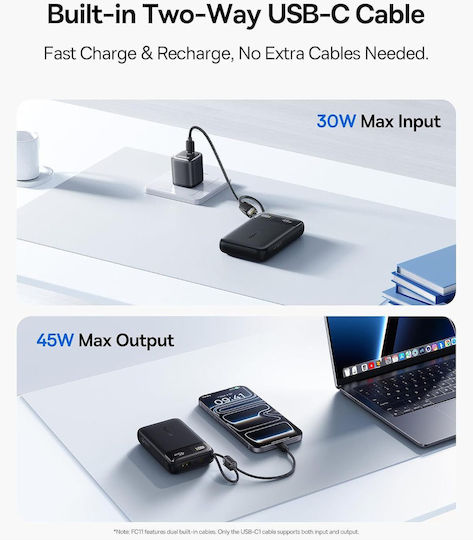 Baseus Enerfill FC11 Power Bank 20000mAh 45W Black