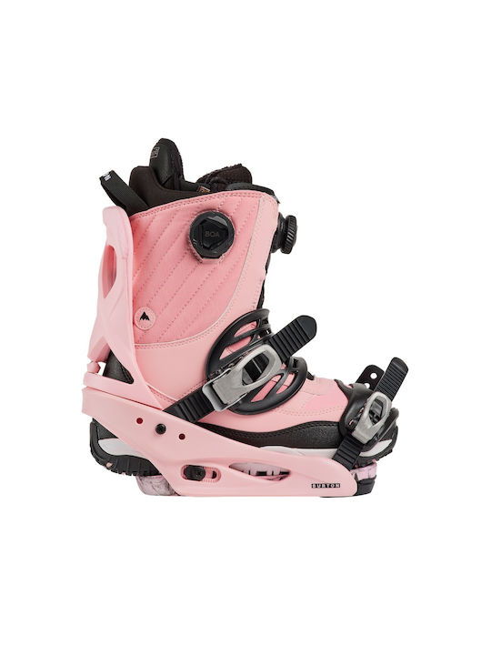 Burton Scribe Women's Snowboard Bindings Pink Colour