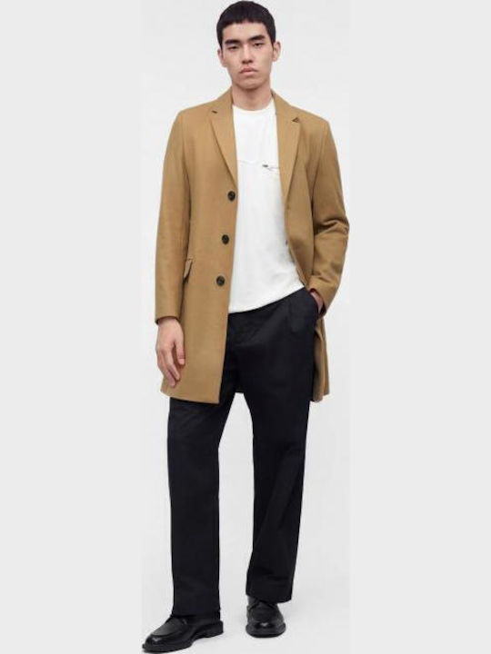 Migor 2641 Ανδρικό Παλτό Medium Beige