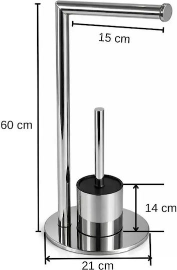 Set Accesorii Baie Inox Argintii