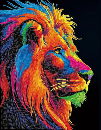 Diamond Dotz Adult Flocked Neon Glow-in--dark Pride 018-dd25035