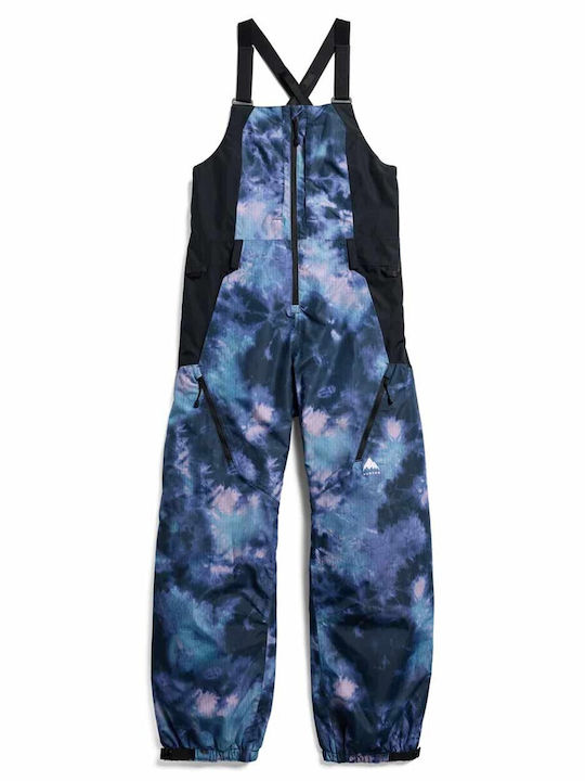 Burton Reserve 2L 3027010E6P Women's Blue Ski & Snowboard Bib Pants