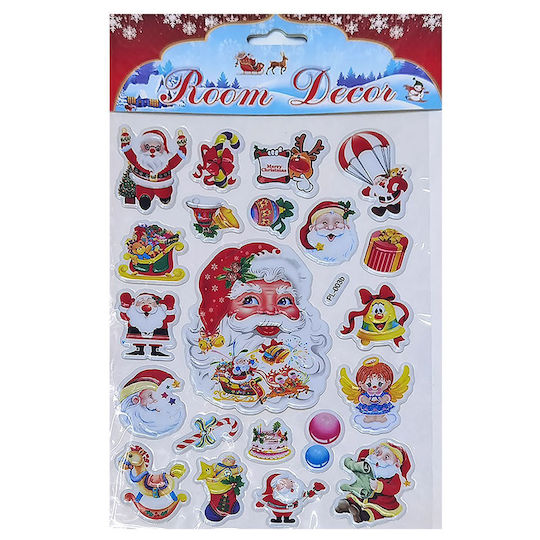 XMASfest Autocolante de Crăciun 3x3x25cm 12Buc XMASfest Autocolante de Crăciun 3x3x25cm 12Buc