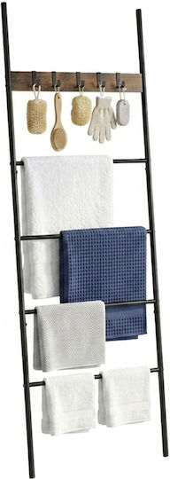 Relaxdays Stehend 60x177cm Schwarz
