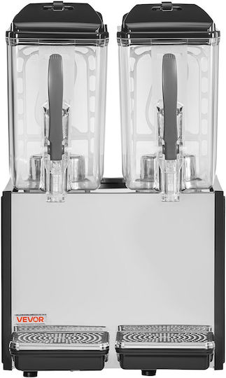 Vevor Double Cold Beverage Dispenser 2x12 L