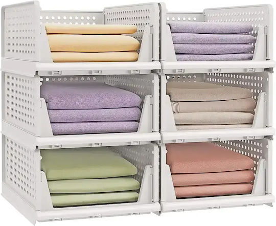 Songmics Πλαστικός Οργανωτής Ρούχων 66x53.5x43cm 6τμχ