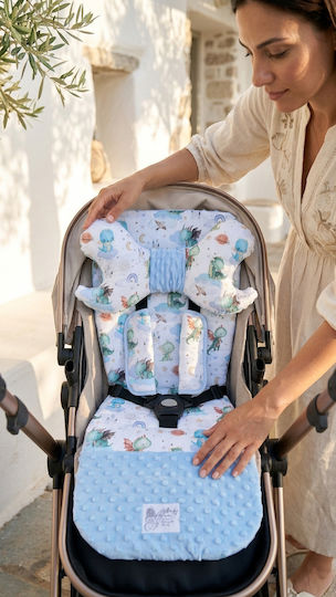 BabyValia Husă Reversibilă pentru Cărucior Albastră Deschisă