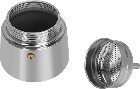 Kraft & Dele Ibric pentru espresso 6 cești din inox argintiu