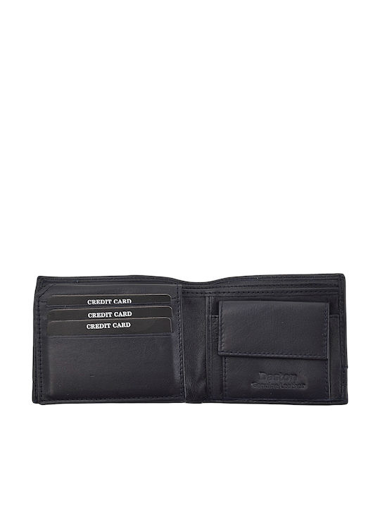 Herren-Lederbrieftasche mit RFID Blau