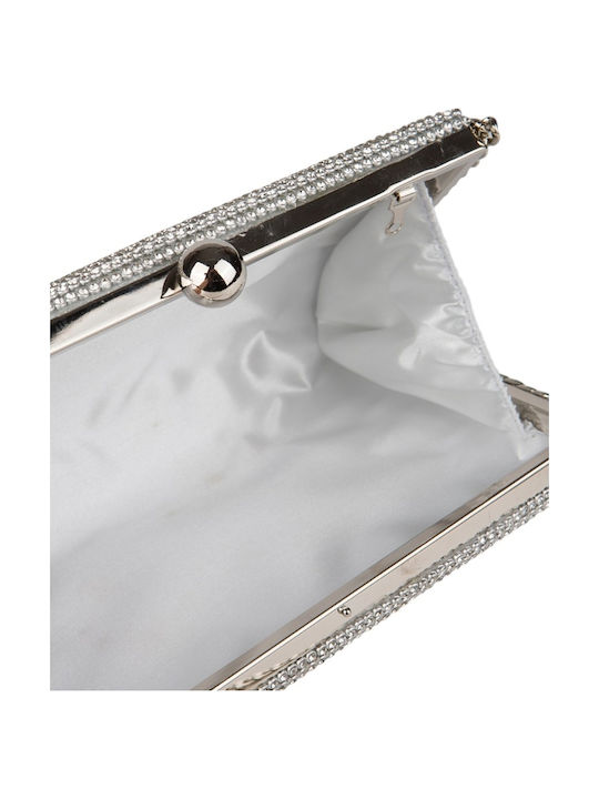 Damen-Clutch Silber