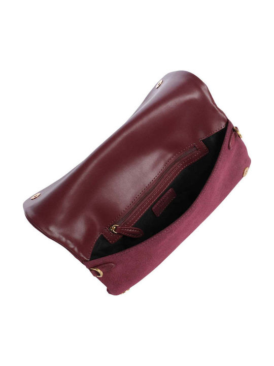 Love Leather Women's Clutch Burgundy