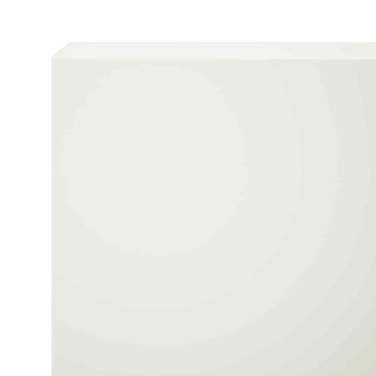 Garden Border Edging Profiles 10 Pcs 100 x 6 x 15 cm Steel White 8012951 White