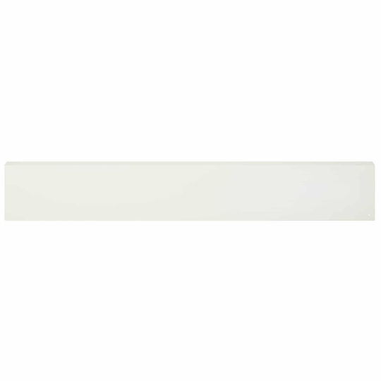 Garden Border Edging Profiles 10 Pcs 100 x 6 x 15 cm Steel White 8012951 White