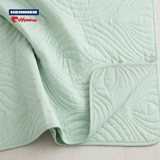 Heinner Set Cuvertură Matlasată Super King Size Verde 220x240 cm 3 Piese Heinner Set Cuvertură Matlasată Super King Size Verde 220x240 cm 3 Piese