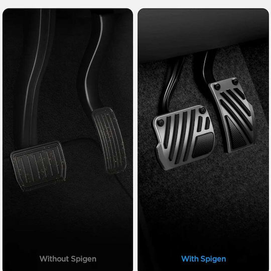 Spigen Καλύμματα Πεντάλ Performance Line Design To200p Acp11627 Tesla 3/y Juniper Y L Κυρτά Αντιολισθητικά Ασημί