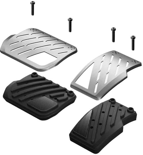 Spigen Καλύμματα Πεντάλ Performance Line Design To200p Acp11627 Tesla 3/y Juniper Y L Κυρτά Αντιολισθητικά Ασημί