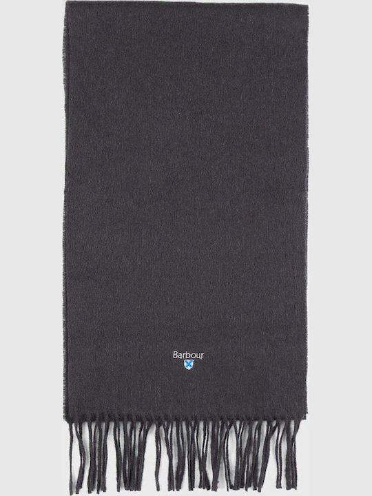 Barbour Lambswool Men's Scarf Charcoal