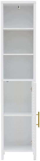 5Five Floor-Standing Bathroom Cabinet W36xD30xH160cm White