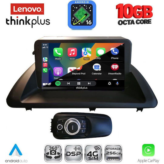 Lenovo Auto-Audiosystem für BMW X2 / X6 Lexus CT 2011–2020 (Bluetooth/USB/WiFi/GPS/Apple-CarPlay/Android-Auto) mit 9-Zoll-Touchscreen