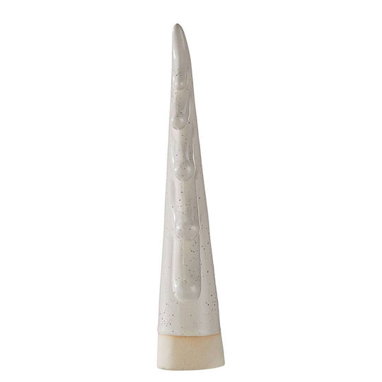 Weihnachtlicher Dekorativer Keramikbaum in Beige