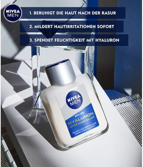 Nivea Men Anti Age Hyaluron After Shave Balm με Πανθενόλη, Υαλουρονικό Οξύ 100ml