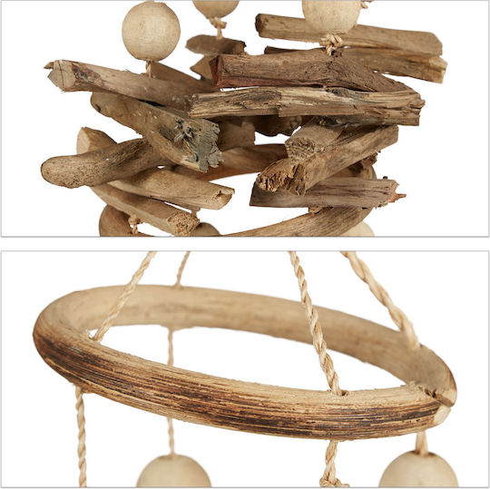 Relaxdays Clopoțel Decorativ de Grădină din Lemn 10021122_59