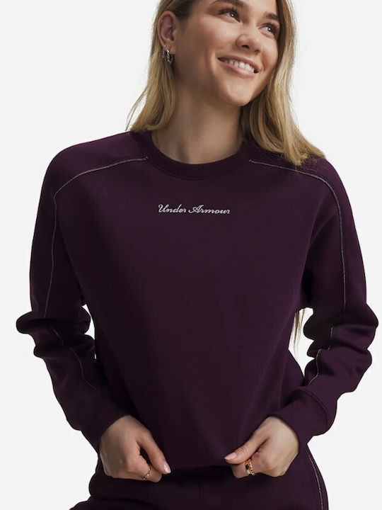 Under Armour Rival Shimmer Bluză Burgundy