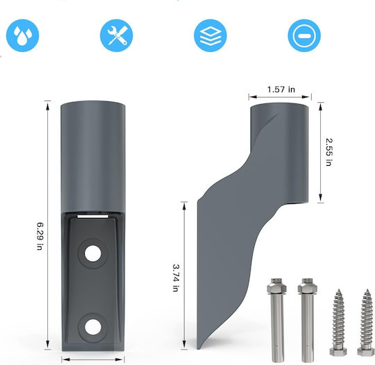 Wall Mount Starlink V2 Gen 2 Short High Performance Stable Gray