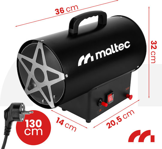 MalTec Промишлена газова калориферна печка 25 kW